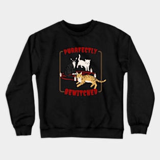 Purrfectly Bewitched Vintage Crewneck Sweatshirt